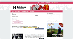 Desktop Screenshot of 14febrero.net